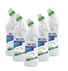 Набор Grass Универсальное моющее средство Grass WC-Gel для чистки сантехники, 750 мл 5 шт