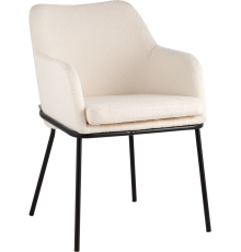 Стул Stool Group Кози ткань букле молочный