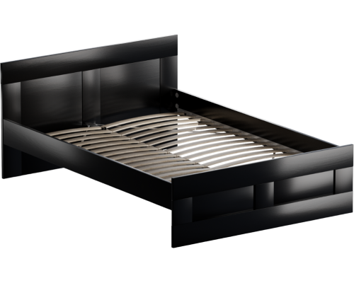 Кровать Шведский стандарт Сириус 140х200 см дуб венге