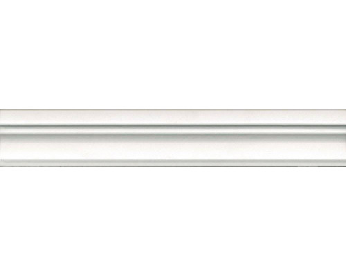 Бордюр Kerama Marazzi Магнолия Багет BLC025R матовый, ректифицированный 5x30 белый