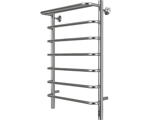 Полотенцесушитель электрический Larusso Стандарт П7 50х80 хром, с полкой