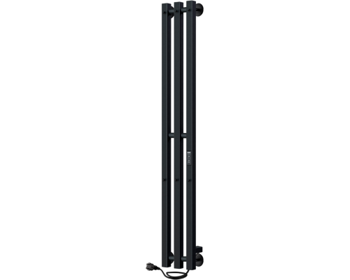 Полотенцесушитель электрический Indigo Style 3 PRO LSPRE120-13BRRt 120х13, черный муар