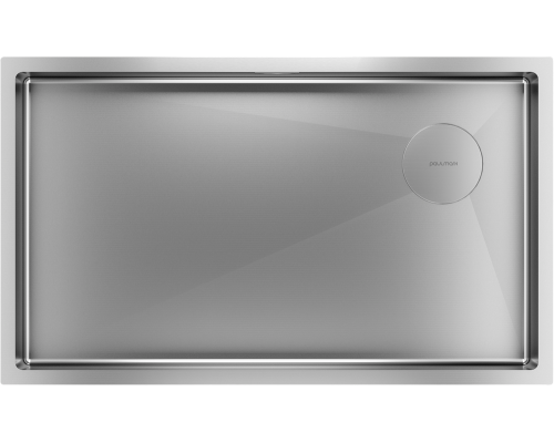 Мойка кухонная Paulmark Next-Skew PM887444-BS брашированная сталь