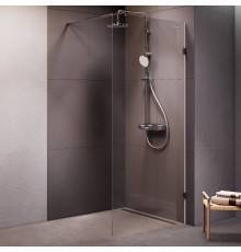 Душевая перегородка AM.PM X-Joy W94WI-90-F1-MTE 90x195, фурнитура хром, стекло прозрачное