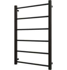 Полотенцесушитель водяной Grota Simple 80x53, RAL9005 черный матовый