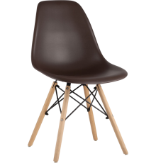 Стул Stool Group Eames DSW коричневый