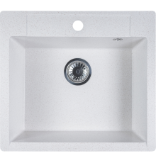 Мойка кухонная Reflexion Cubi RX1555WH белая