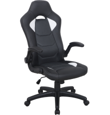Игровое кресло BRABIX Skill GM-005 черное, белое