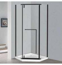 Душевой уголок Esbano Surf ESS-90PR-B 90х90 см, профиль черный, стекло прозрачное