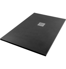 Поддон для душа Starohome Solid 1237470 120х80, черный матовый