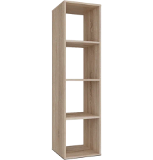 Стеллаж Mebel-Ars Калакс 1х4, 37х39 дуб сонома
