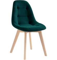 Стул Woodville Filip green, ножки wood