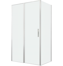 Душевой уголок Allen Brau Priority 120x80, профиль серебро браш, стекло прозрачное