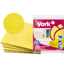 Салфетка для уборки York 020010 в ассортименте, 3 шт.