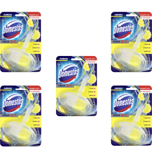Набор Domestos ароматическая сетка для унитаза, лимон 40 г подвеска, 5 шт.