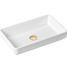 Раковина Lavinia Boho Bathroom Sink Slim 21520813 с донным клапаном, золото
