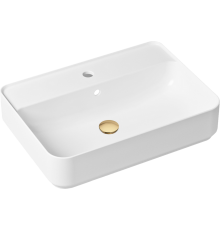Раковина Lavinia Boho Bathroom Sink Slim 21520853 с донным клапаном, золото