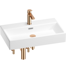 Комплект Wellsee Graceful Pro 201004669 глянцевый белый, розовое золото, 5 в 1
