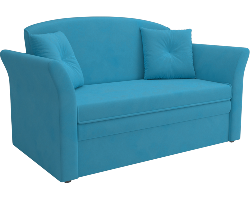 Диван Mebel-Ars Малютка №2 рогожка синяя