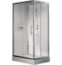 Душевая кабина EvaGold 1806A-S 120х80 см, прямоугольная, хром