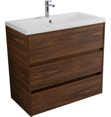 Тумба под раковину Art Max Family-M 90, напольная, Bourbon Oak