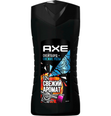 Гель для душа AXE скейтборд и свежие розы, увлажняющий, 250 мл