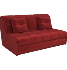 Диван Mebel-Ars Барон №2 бархат красный star velvet 3 dark red