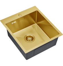 Мойка кухонная S.K.Sanitary SKS 4551 BRONZE с сифоном