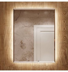 Зеркало Benetto Белладжио 60x80, с подсветкой, серебро
