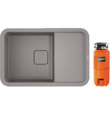 Комплект Мойка кухонная Omoikiri Tasogare 78 leningrad grey + Измельчитель Nagare slim 500