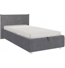 Кровать Mebelson Бест 90x200 см, с подъемным механизмом, графит