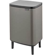Мусорное ведро Brabantia Bo Hi 227288 12 л, платиновое