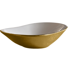 Раковина Point Сатурн PN43903WG белая, золотая