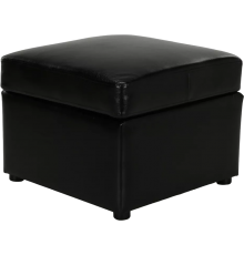 Пуф Stolline Квин 51х51 экокожа college black