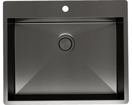 Мойка кухонная Reflexion Iseo RX2260BL оружейная сталь