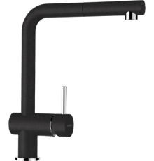 Смеситель для кухни Schock Cristalite Epos-D выдвижной излив, оникс
