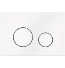 Кнопка смыва Veconi Round VFR005WCH белая