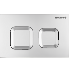Кнопка смыва BETTOSERB Sava Fix Slim Djerma 40006472 хром матовый