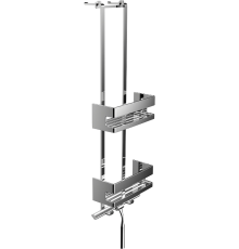 Полка Emco System 2 3545 001 27 со стеклоочистителем, хром
