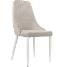 Стул Woodville Kora beige, ножки white
