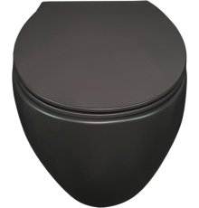Унитаз подвесной Creo Avignon COMBO-AV1100MB/AV1001TMB безободковый, с микролифтом