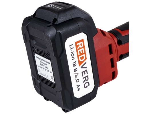 Машина шлифовальная угловая аккумуляторная REDVERG RD-AG18K/U