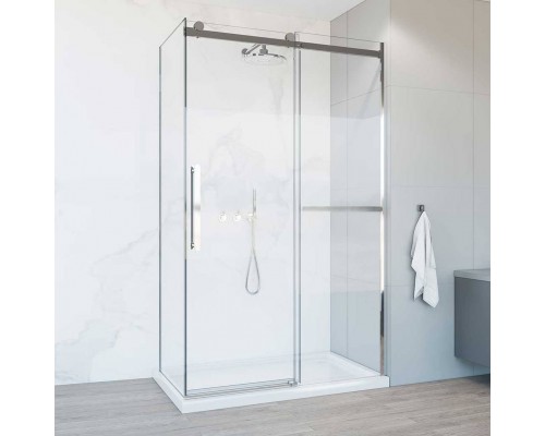 Душевой уголок Vincea Como Soft VSR-1CS9013CL 130x90 см профиль хром, стекло прозрачное