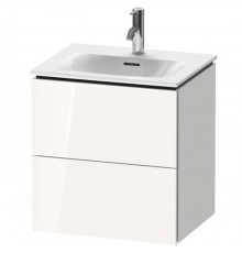 Duravit L-Cube База подвесная 52x42.1x55см с раковиной, 2 ящика, цвет: глянцевый белый. LC630402222,  23445300001
