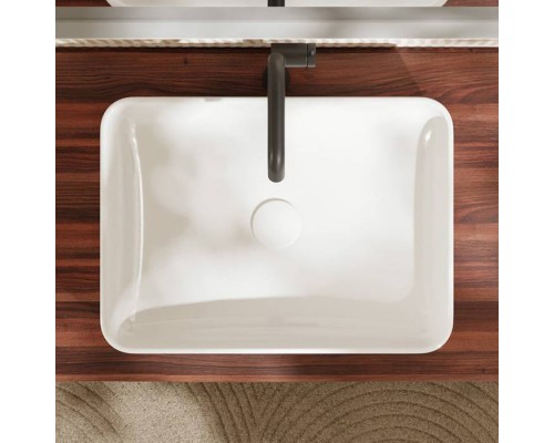 Hansgrohe Xuniva Q Раковина-чаша 55х40см., без отв., накладная, без перелива, цвет: белый. 60168450