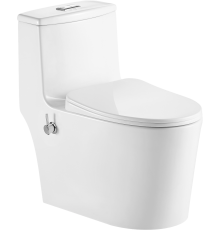 Унитаз-моноблок EvaGold 5003B безободковый, с микролифтом