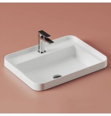 Artceram Fuori Scala Раковина 60х45 см, встраиваемая, с 1 отв.под смеситель,без перелива, цвет: белый матовый. TFL034 05 00 bi matt *1