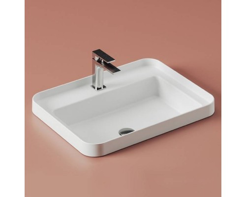 Artceram Fuori Scala Раковина 60х45 см, встраиваемая, с 1 отв.под смеситель,без перелива, цвет: белый матовый. TFL034 05 00 bi matt *1 Artceram Fuori Scala Раковина 60х45 см, встраиваемая, с 1 отв.под смеситель,без перелива, цвет: белый матовый. TFL034 05 00 bi matt *1