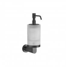Gessi Emporio accessories Дозатор для жидкого мыла, подвесной, сатинированное стекло, цвет: Black XL. 38815#299