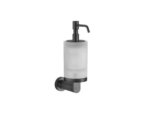 Gessi Emporio accessories Дозатор для жидкого мыла, подвесной, сатинированное стекло, цвет: Black XL. 38815#299 Gessi Emporio accessories Дозатор для жидкого мыла, подвесной, сатинированное стекло, цвет: Black XL. 38815#299